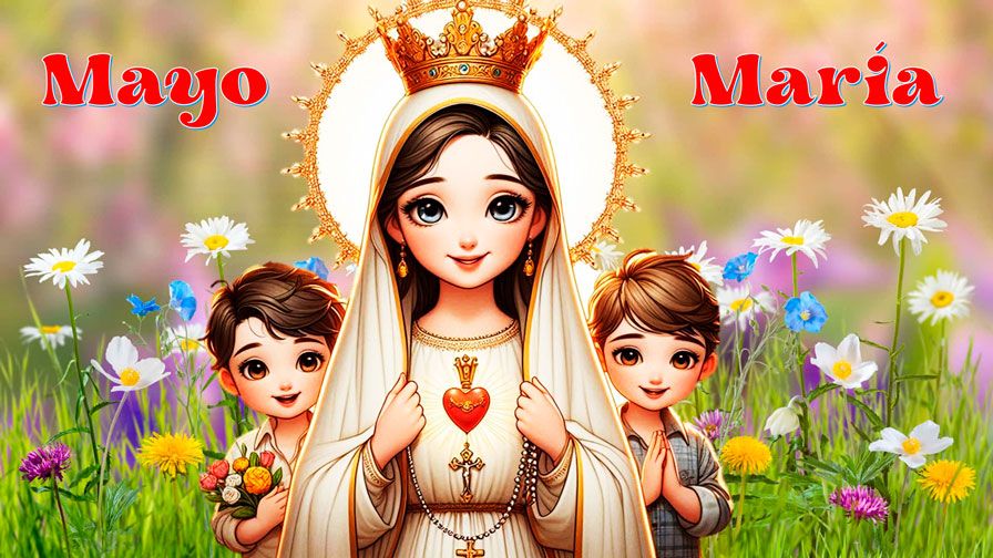 Flores a María