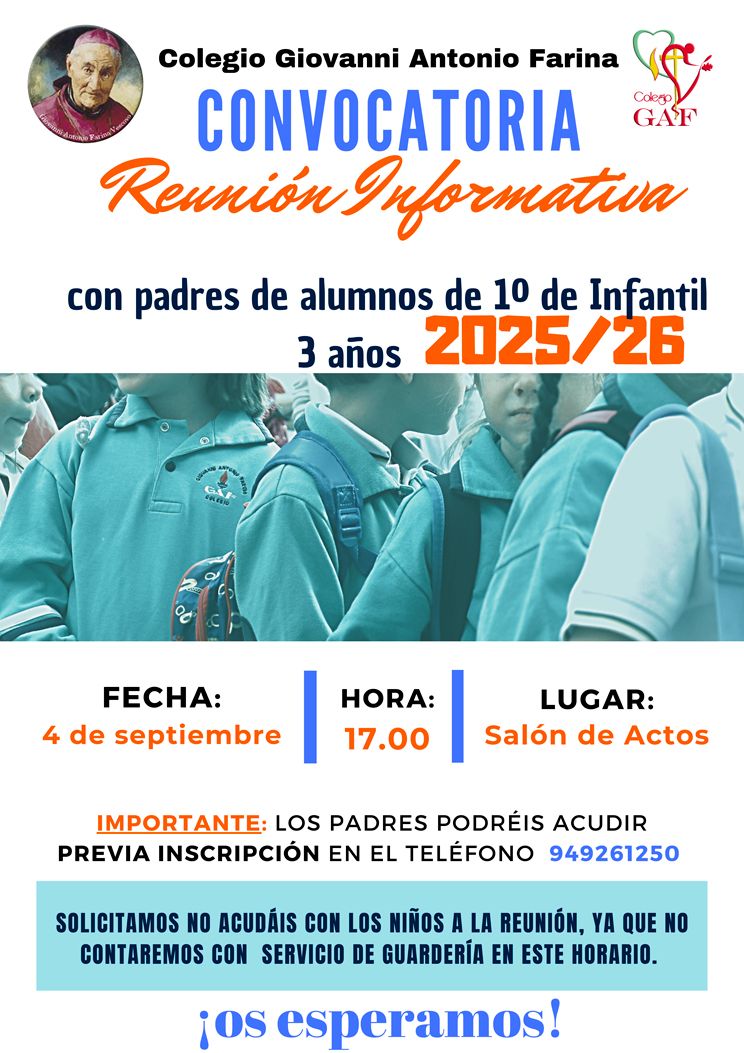 Reunión padres 3 Años 24/25